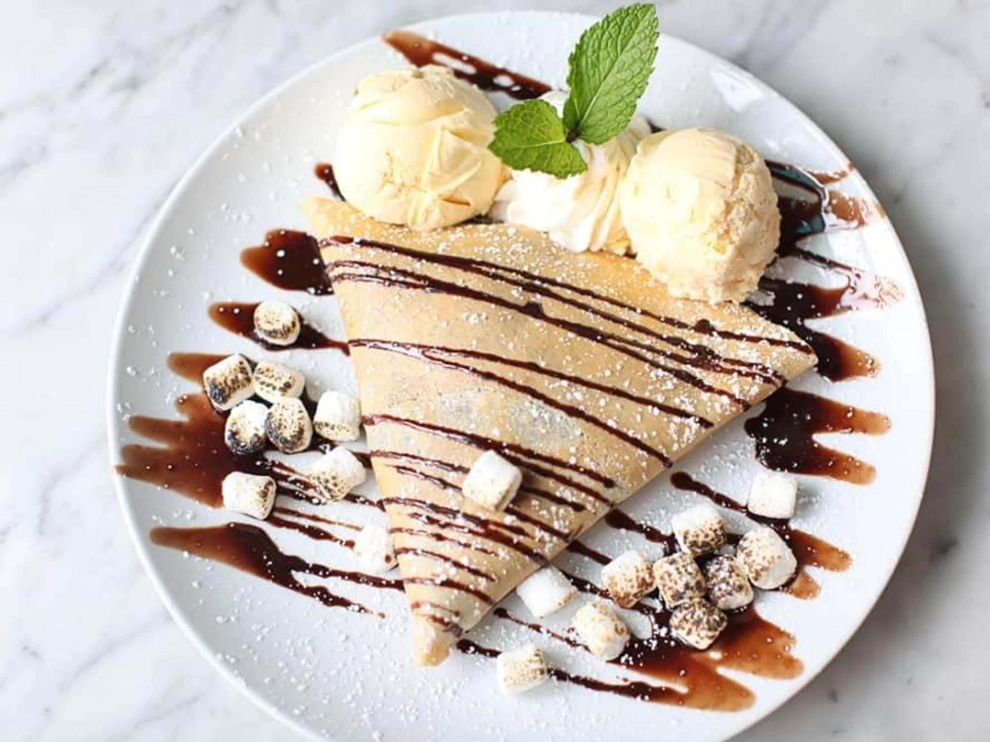 Sweet Paris S'Mores Crepe