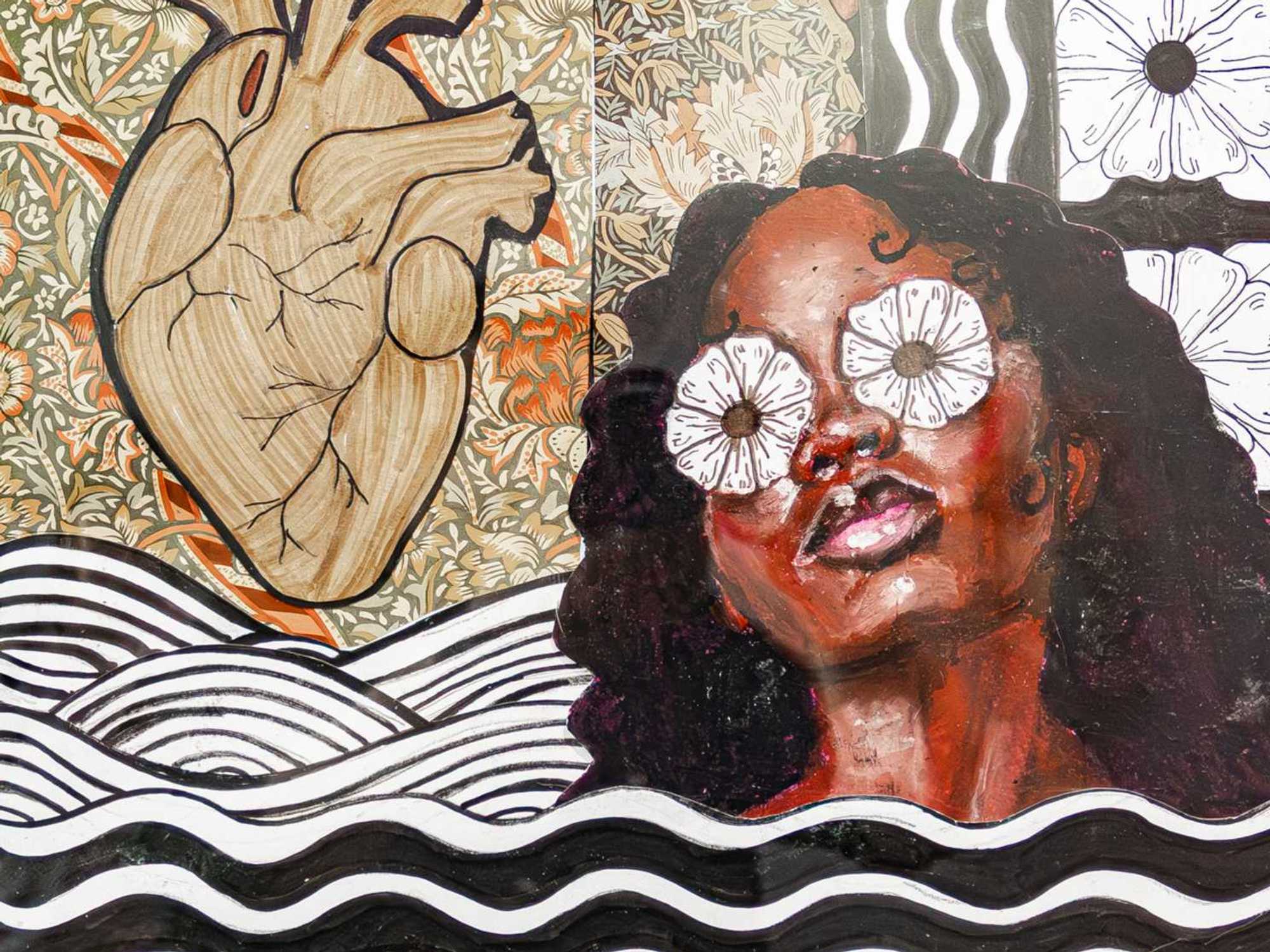 Symone Harvey painting