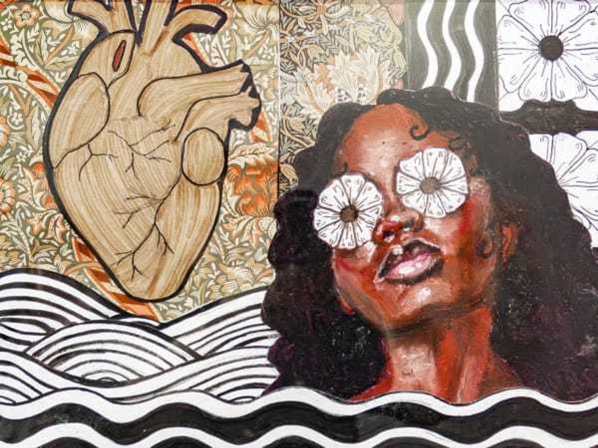 Symone Harvey painting