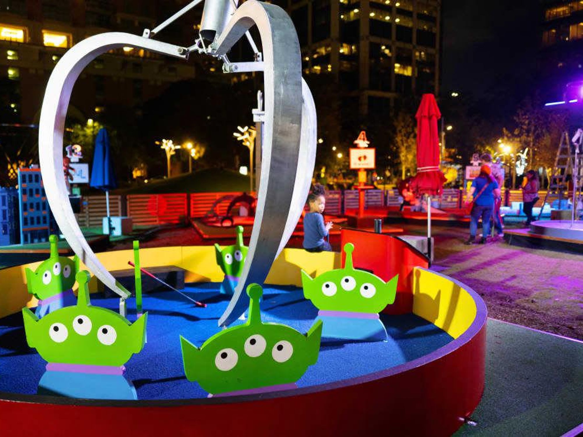 Take a swing at Pixar Putt.