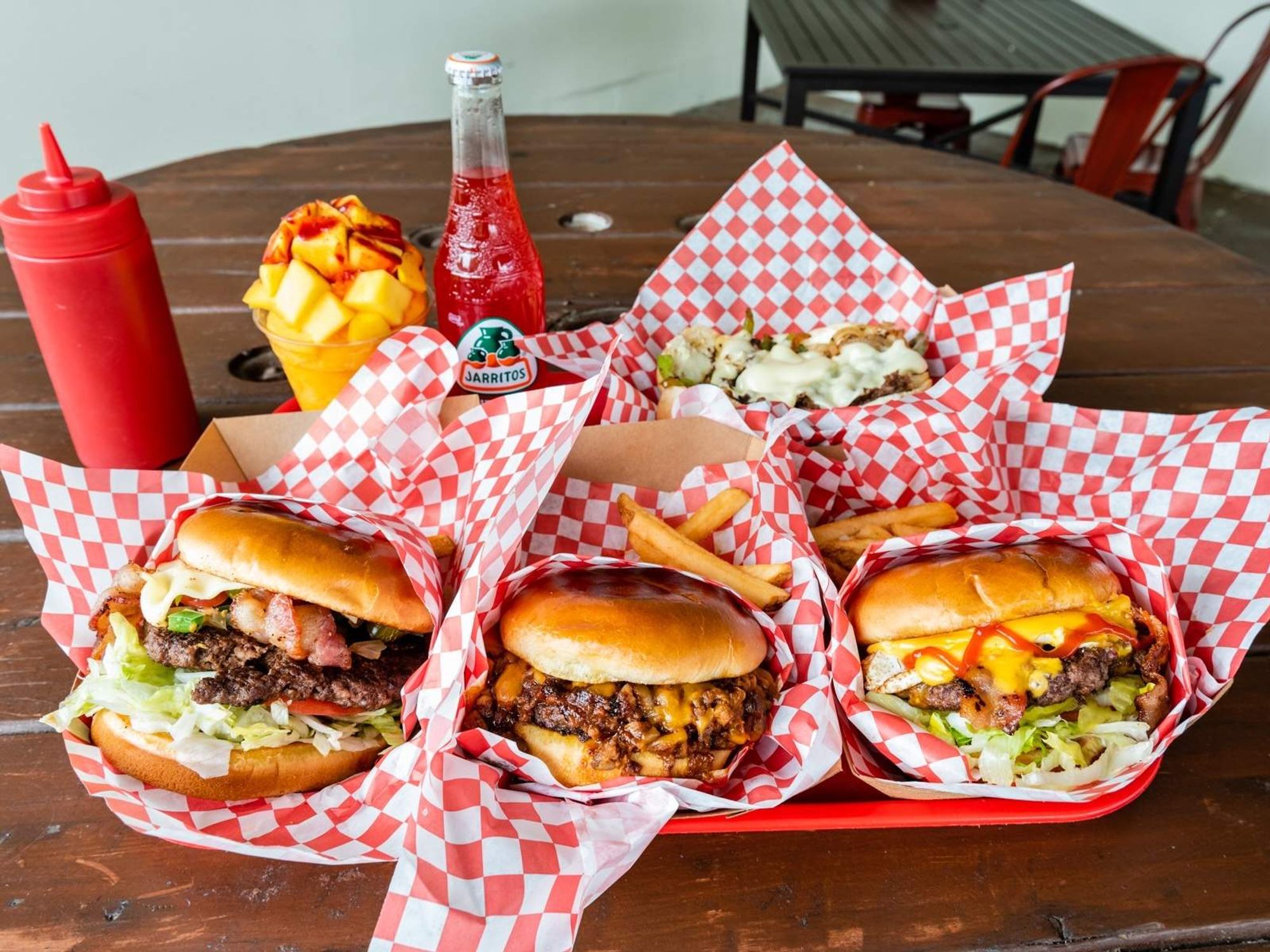 Teddy B's hamburgers