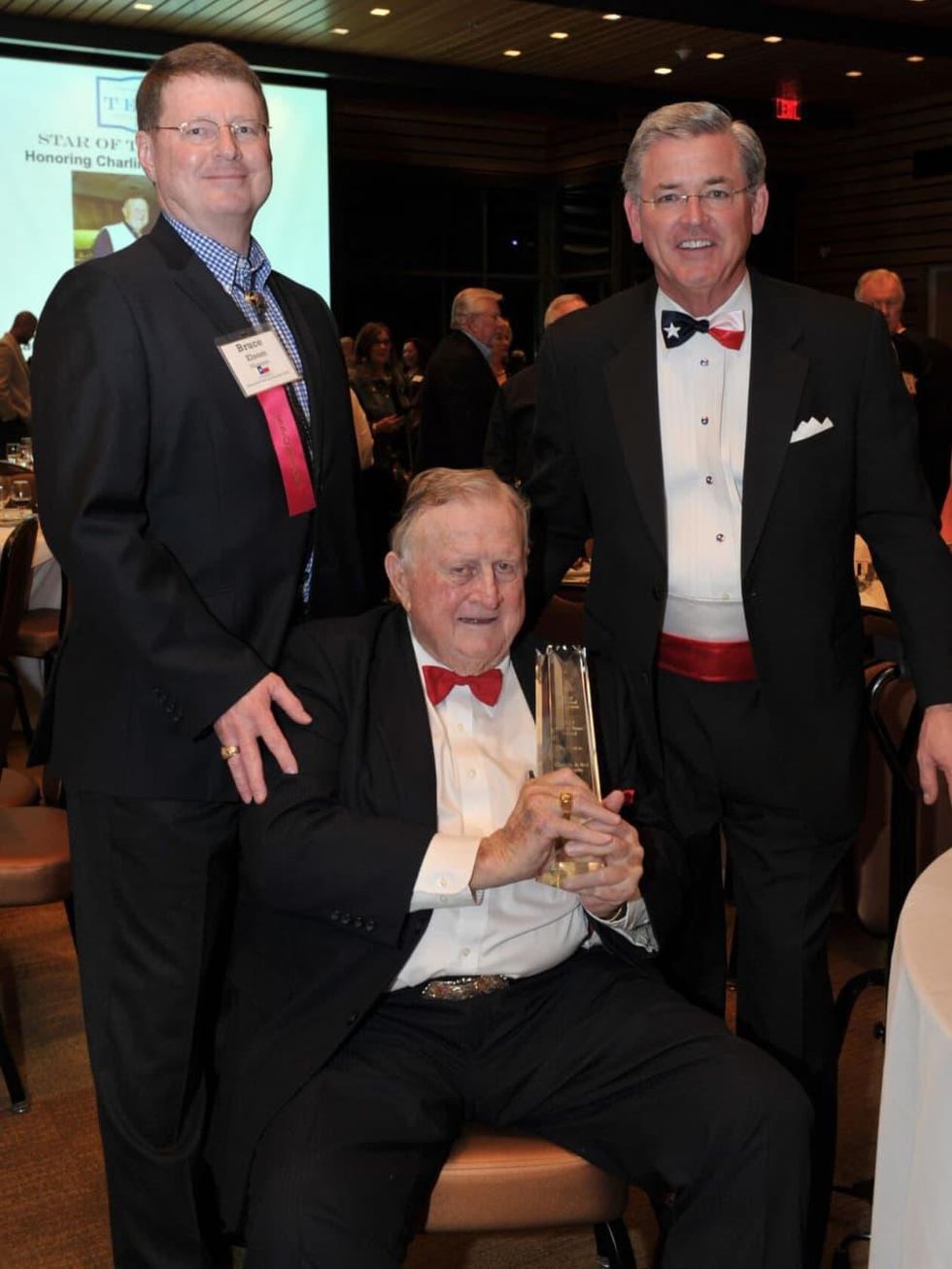 Texas Historical Foundation Star of Texas Awards 2017 Bruce Elsom Red McCombs David Martinez