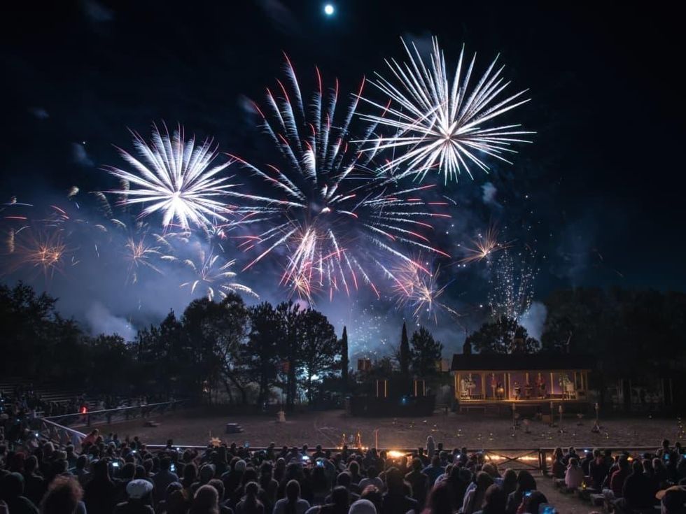 Texas Renaissance Festival fireworks