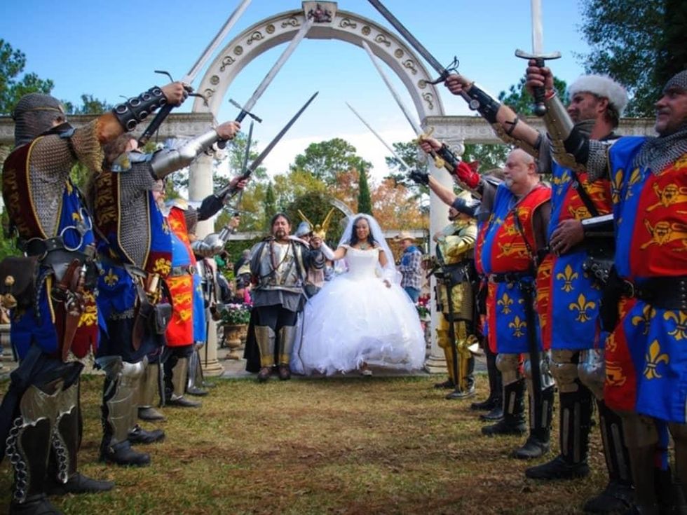 Texas Renaissance Festival wedding