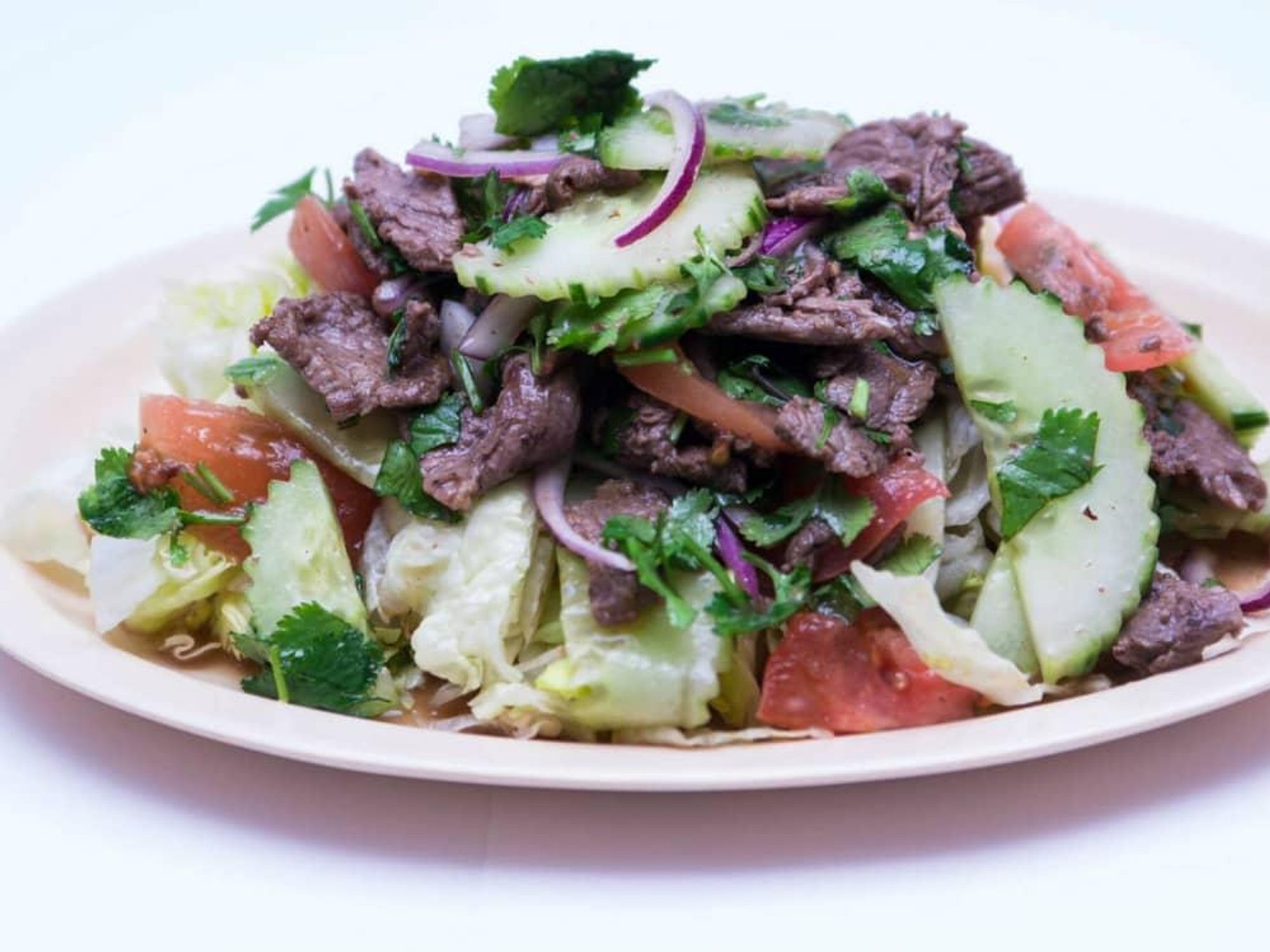 Thai Restaurant beef Thai salad