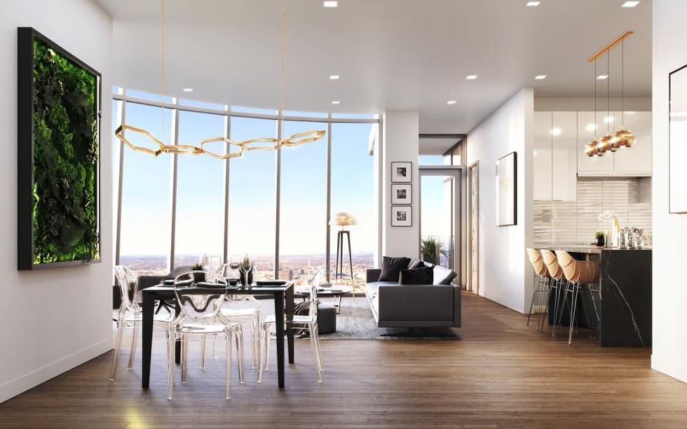 The Arts Residences Thompson Hotel Van Gogh living room