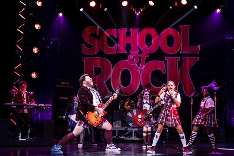 The cast of the School of Rock Tour