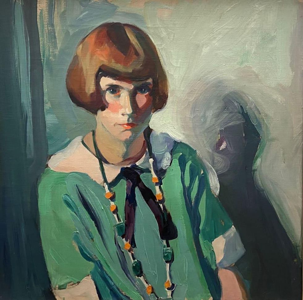 The Green Dress Jane Peterson