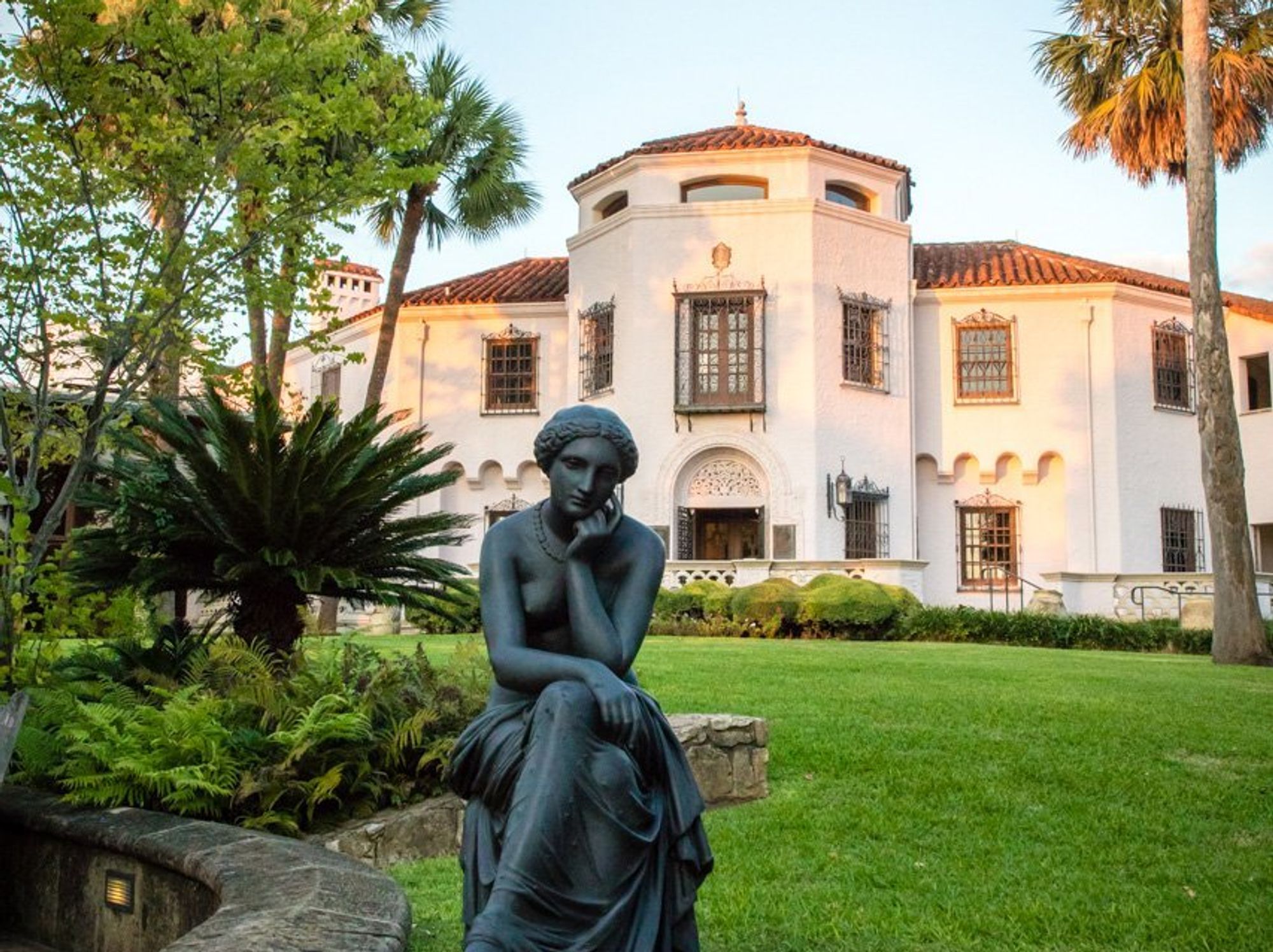 The ground of the McNay Art Museum