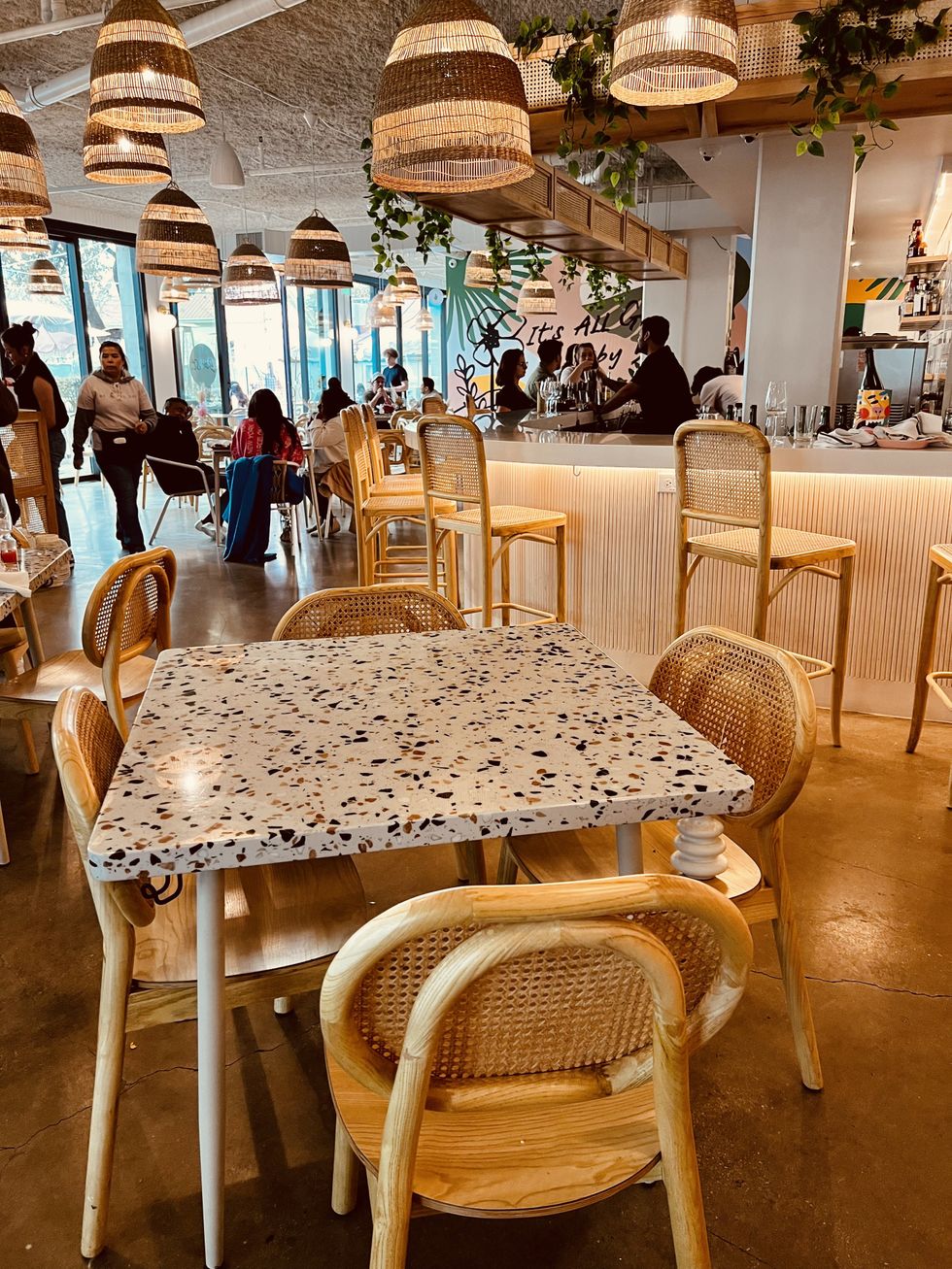 The interior of Box Street Social