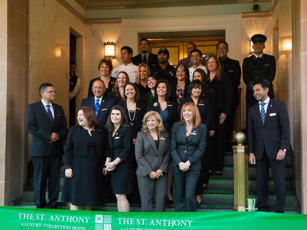 The Saint Anthony Hotel San Antonio Grand Reopening 2015 Luxury Collection management team