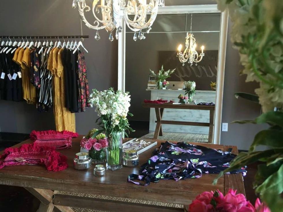 The Southern Bunny San Antonio shop interior dresses