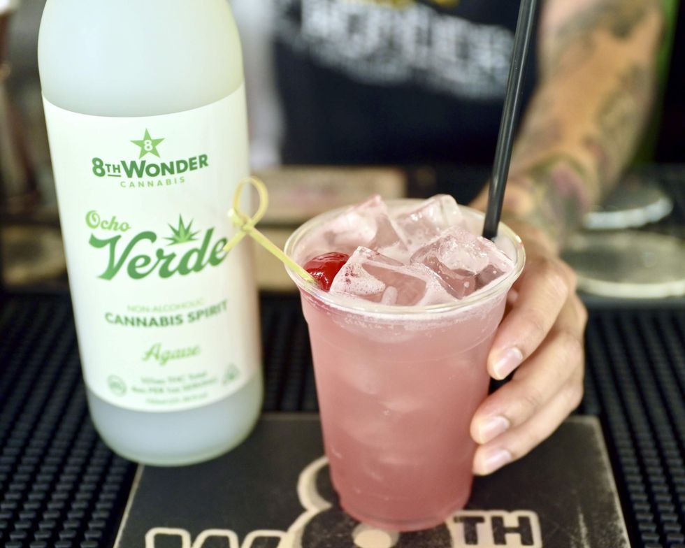 The Space Spritz mocktail