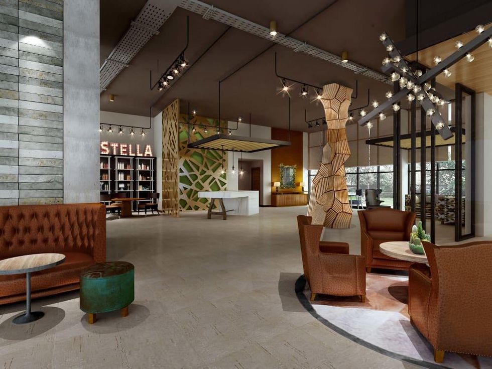 The Stella hotel College Station lobby