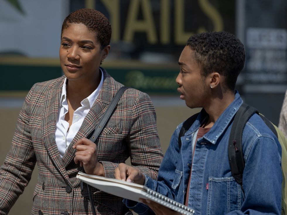 Tiffany Haddish and Asante Blackk in Landscape with Invisible Hand