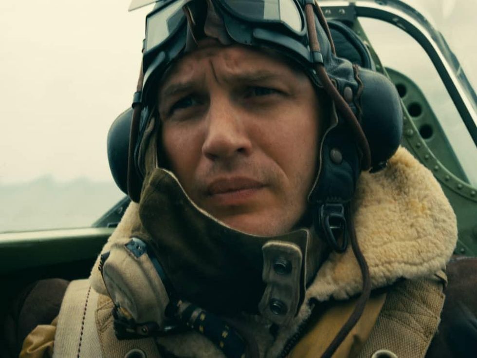 Tom Hardy in Dunkirk