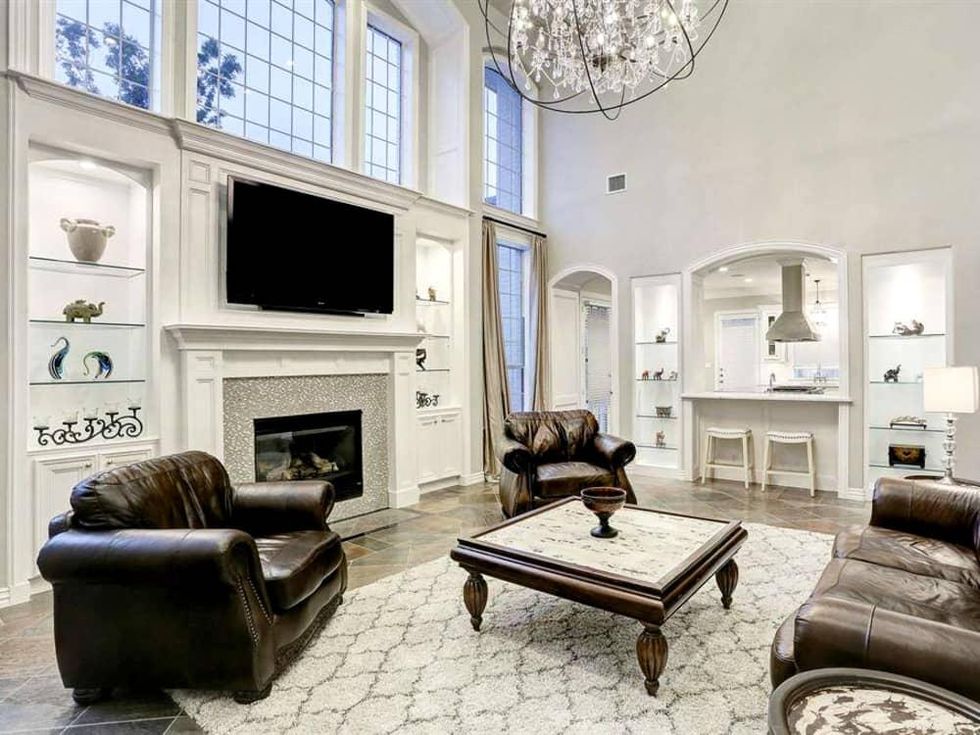 Tom Herman home for sale living room