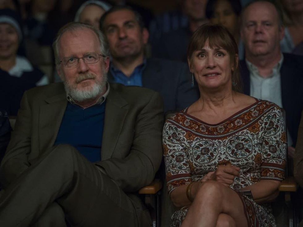 Tracy Letts and Laurie Metcalf in Lady Bird