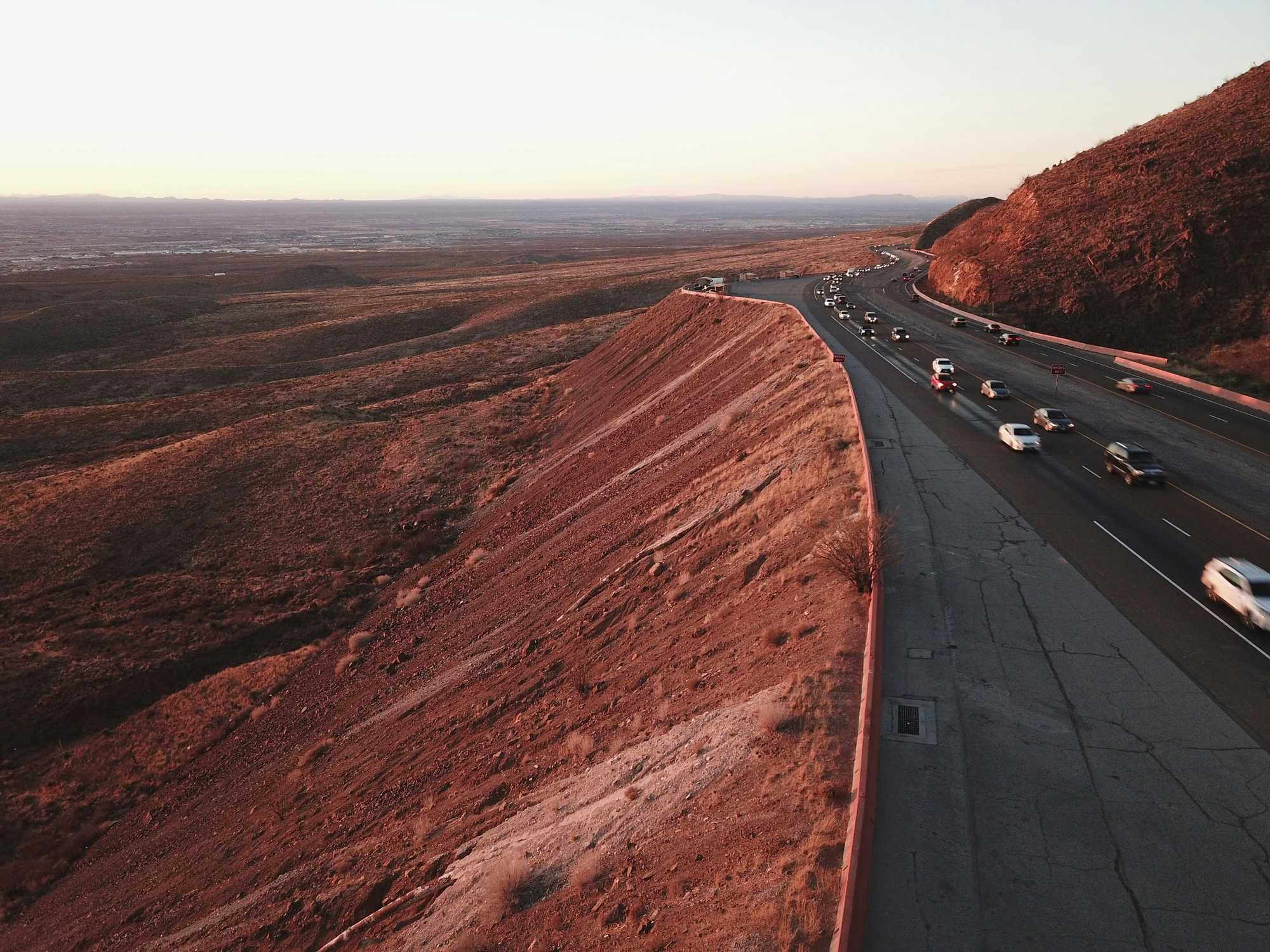 Transmountain Road in El Paso