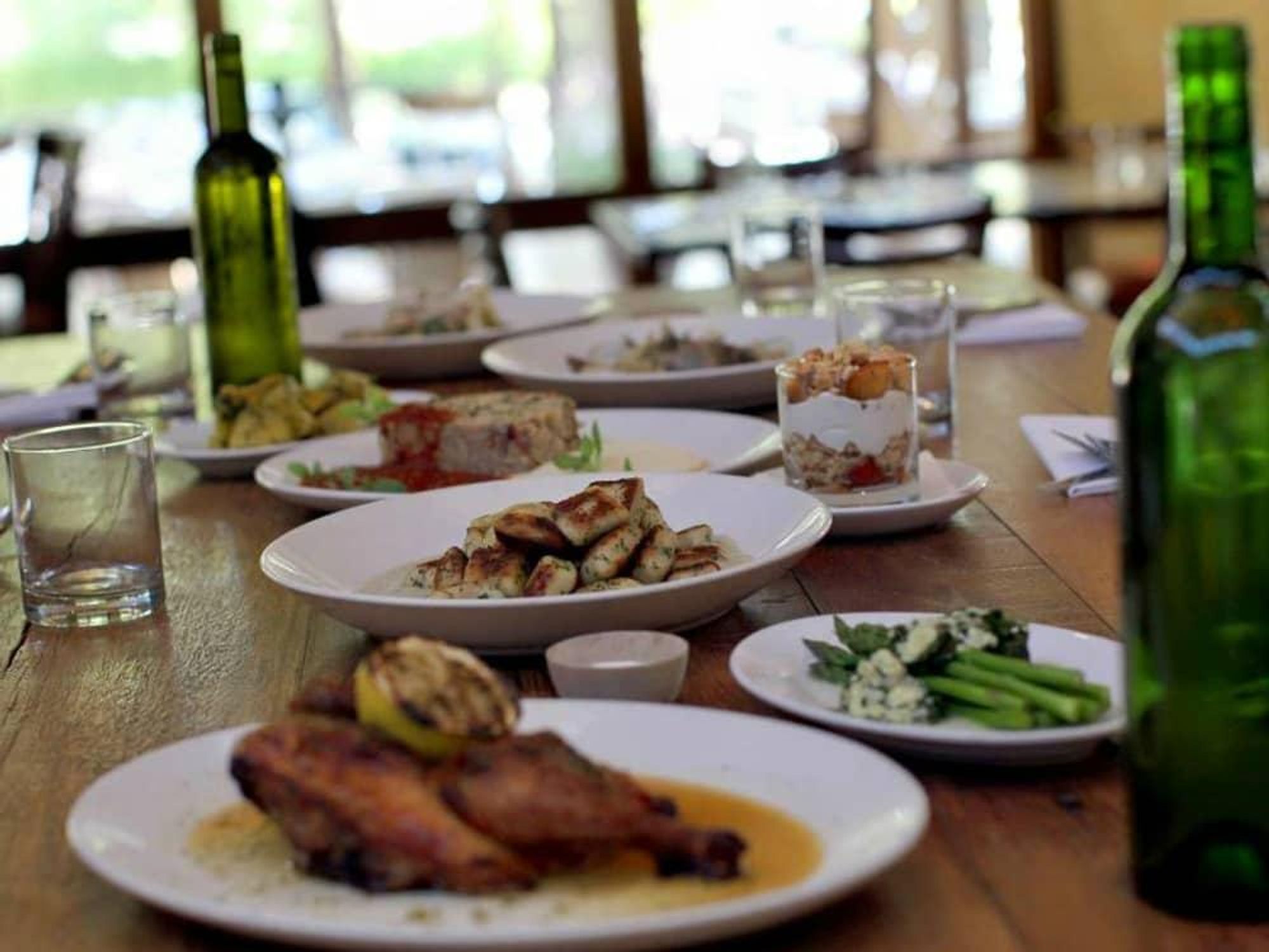 Tre Trattoria table interior San Antonio restaurant Jason Dady