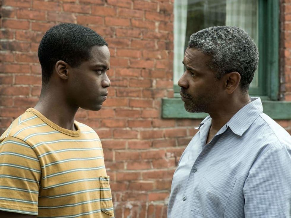 Troy Maxson and Denzel Washington in Fences