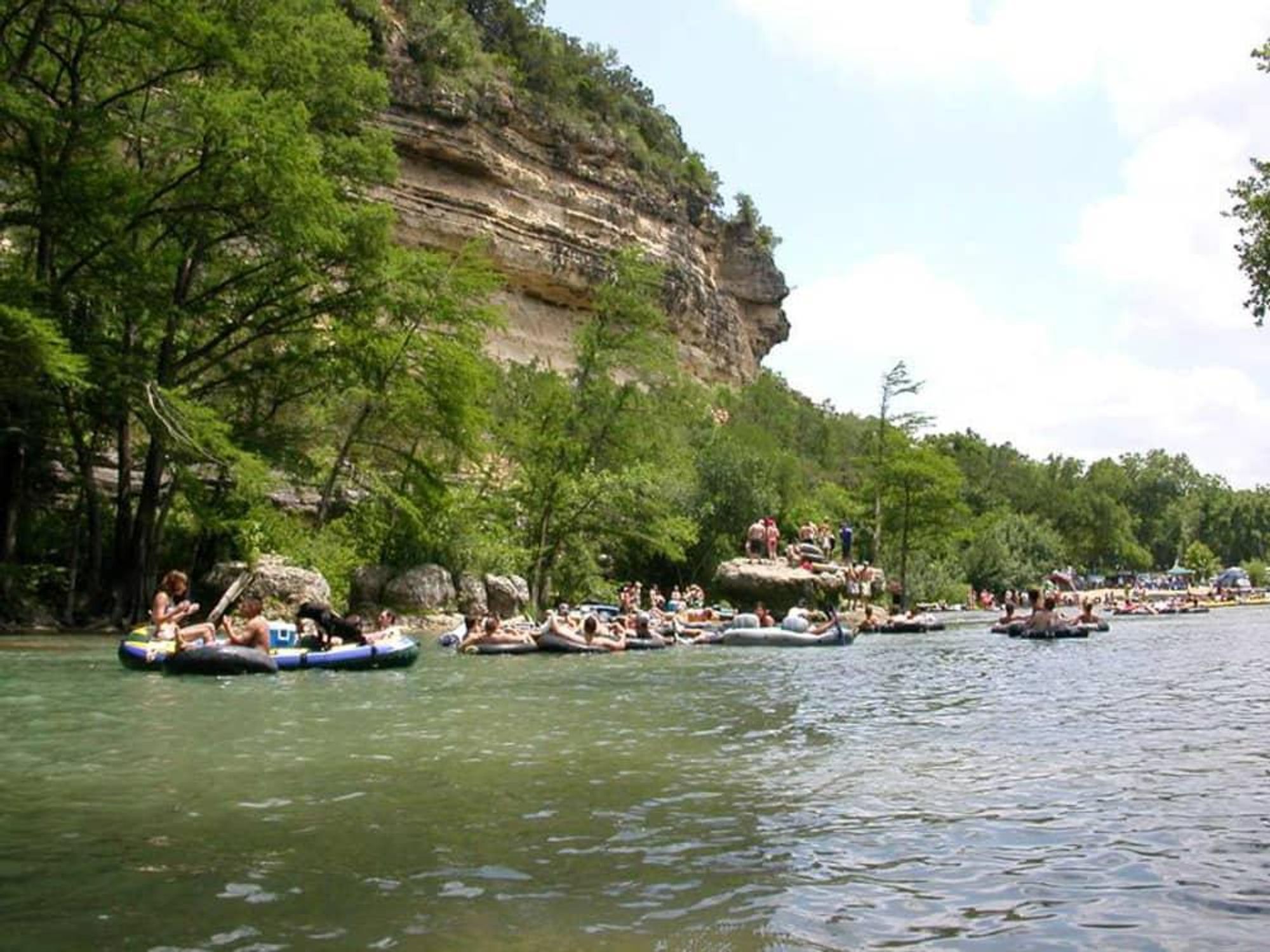 Tubing float Guadalupe River New Braunfels horsehoe Tube Haus