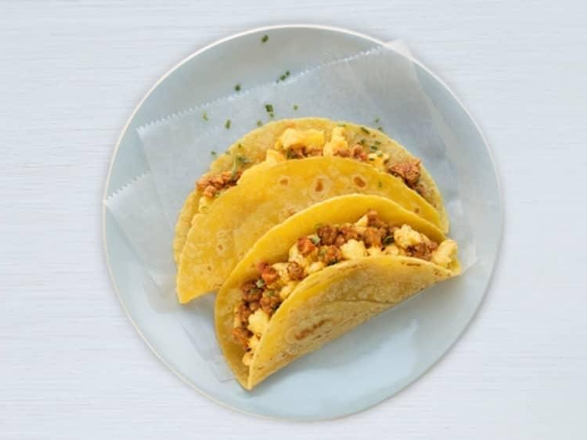 united airlines breakfast taco