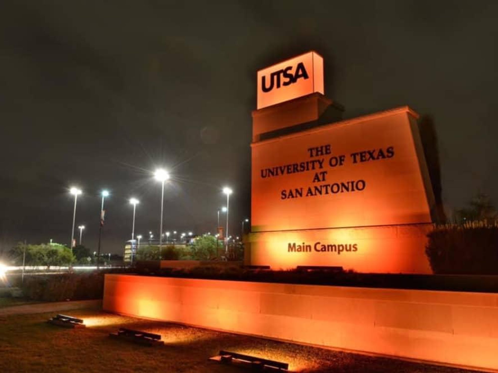 University of Texas at San antonio sign UTSA