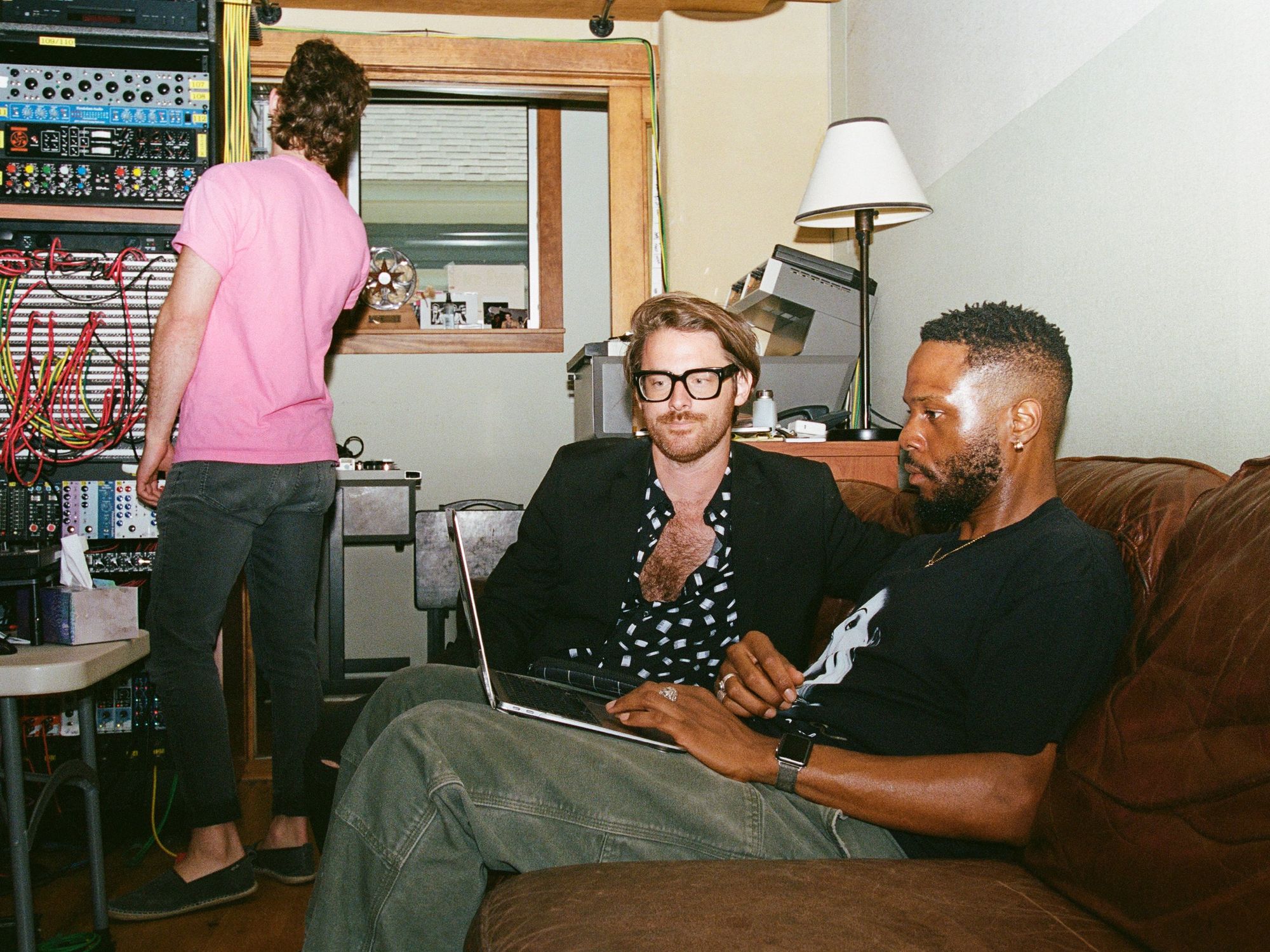 Walker Lukens and Fat Tony working on Texas Wild album