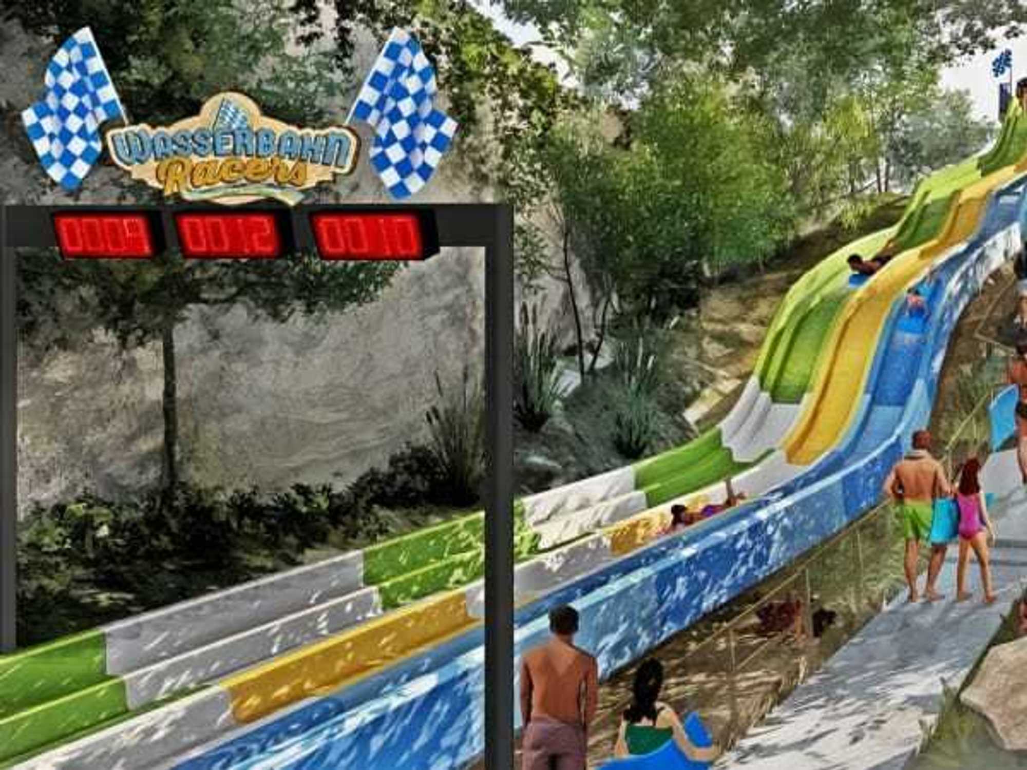 Wasserbahn Racers Schlitterbahn New Braunfels