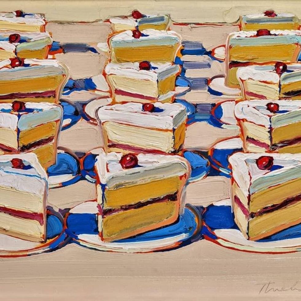 Wayne Thiebaud's Boston Cremes