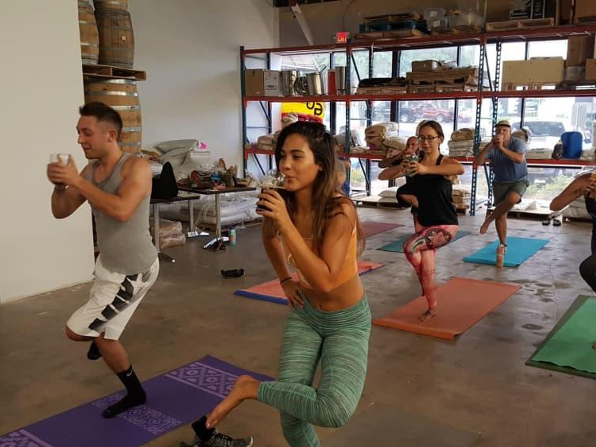 Weathered Souls Beer Yoga