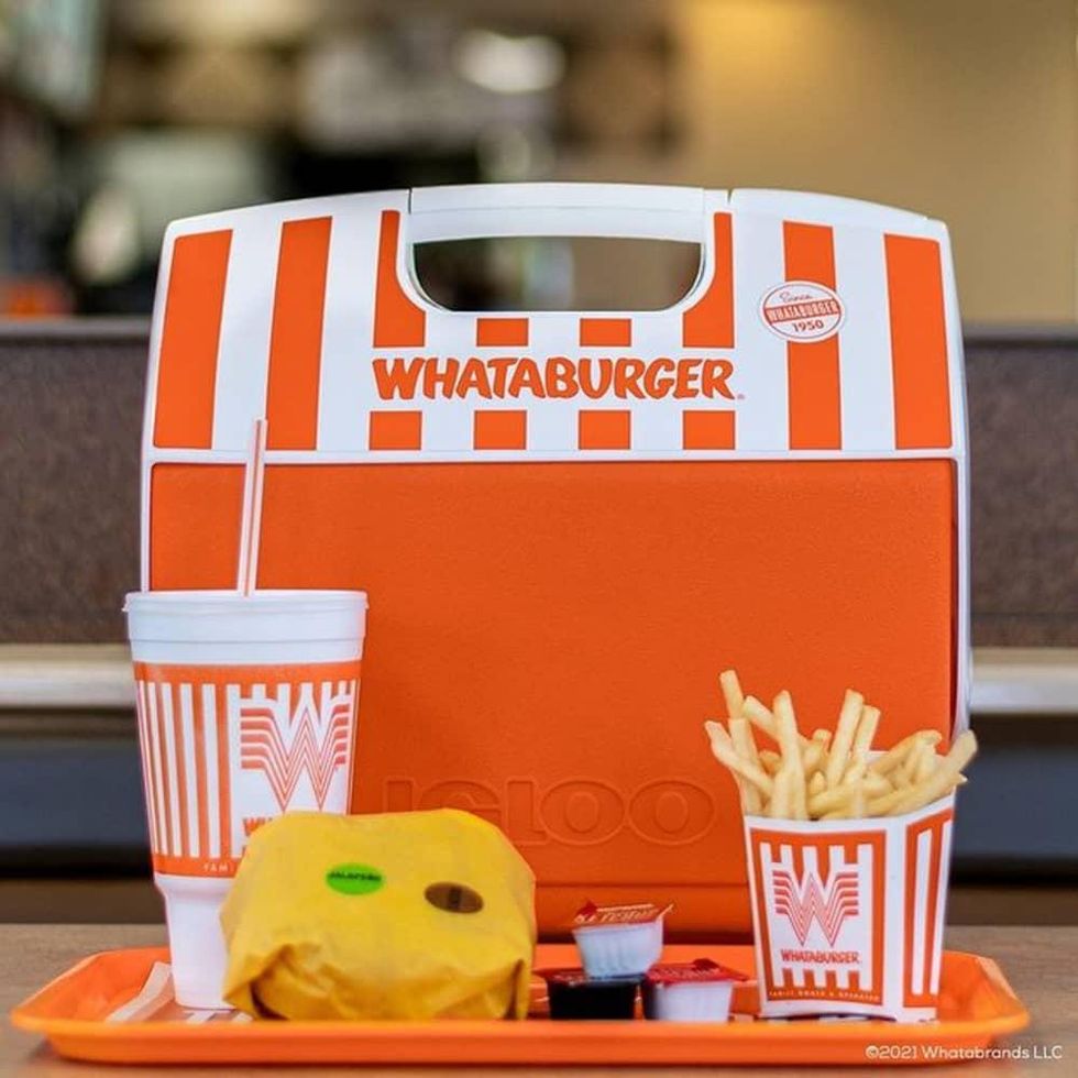 Whataburger Igloo cooler