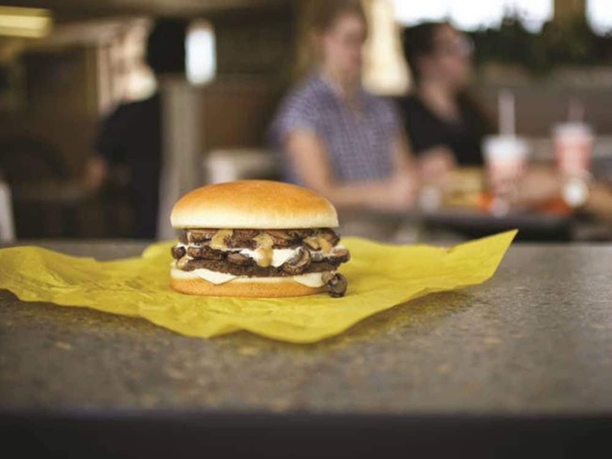 Whataburger mushroom burger