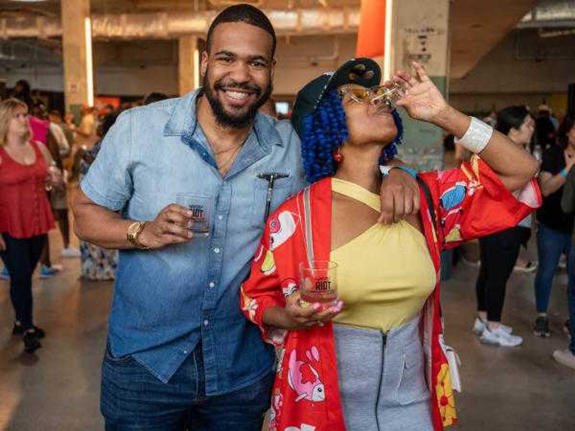 Whiskey Riot attendees