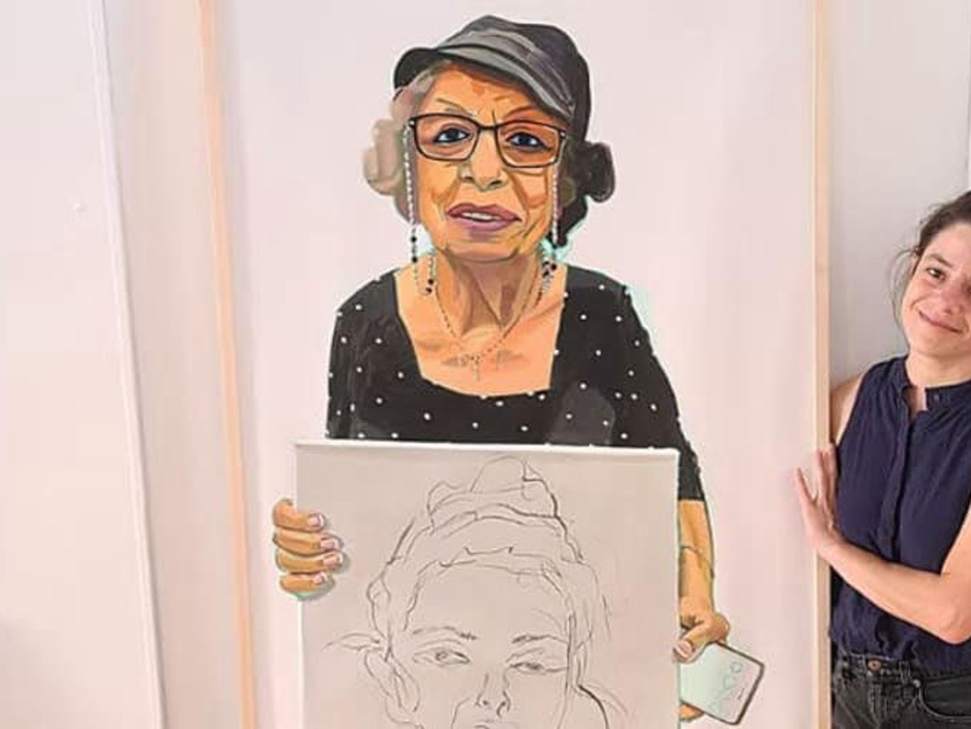 'WOW: Wonderful Old Women’ is a Bihl Haus Arts gallery exhibition by long-time GO! Arts senior center instructor Gabbe Grodin.