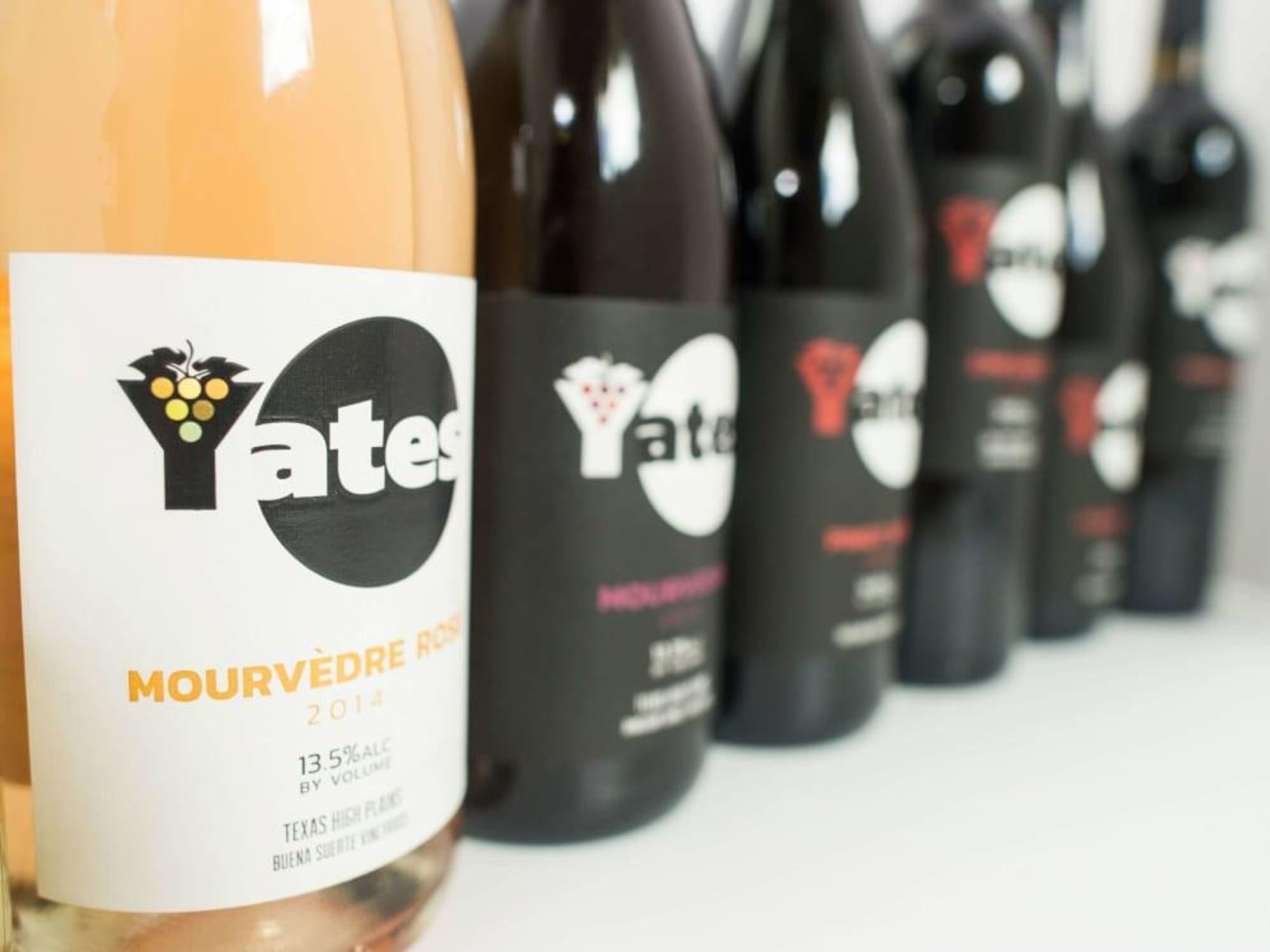 Yates Winery wine bottles